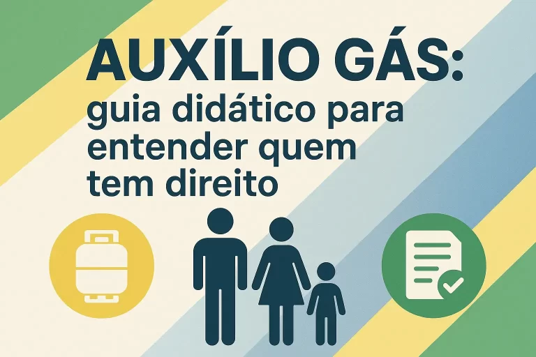 Auxílio Gás: guia didático para entender quem tem direito, como se inscrever e como receber